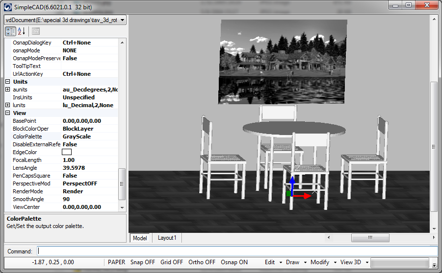 The original file in Render mode GrayScale The original file in Render mode GrayScale
