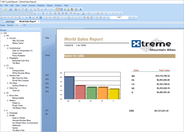 SAP Crystal Reports SAP Crystal Reports